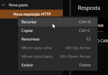 BotãoDireitoMouseRequisição