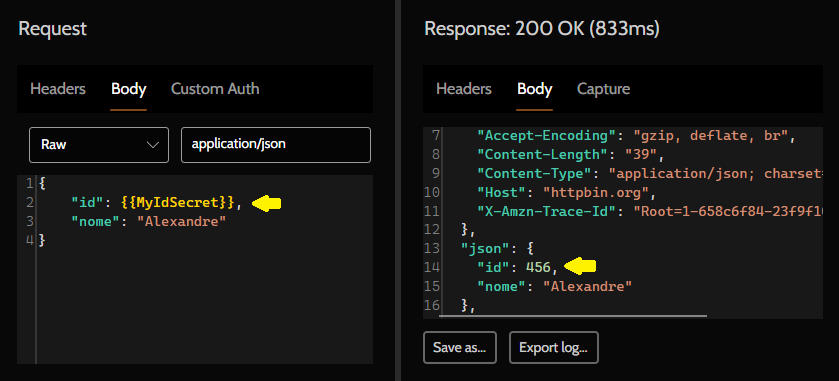 VariableRawBodyContent